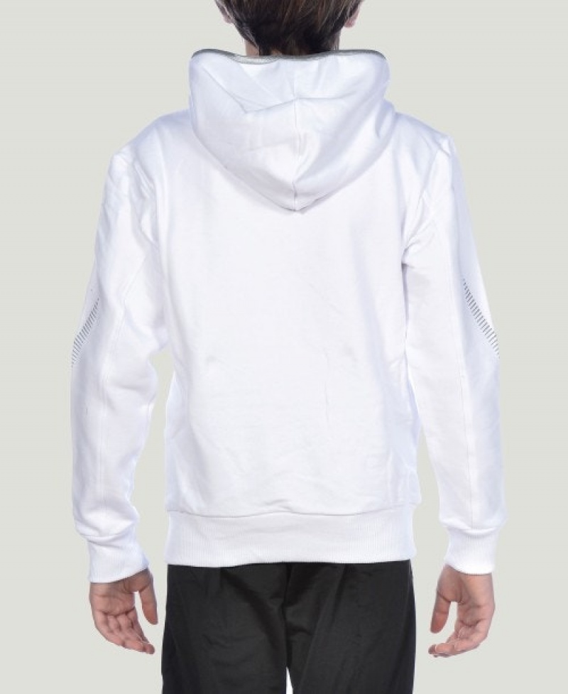 White Arena Team Line L/S Boys' Hoodie | 56250158