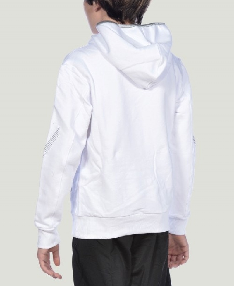 White Arena Team Line L/S Boys' Hoodie | 56250158