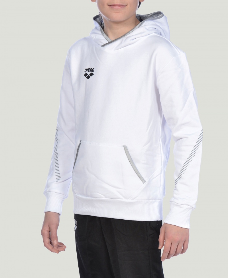 White Arena Team Line L/S Boys\' Hoodie | 56250158