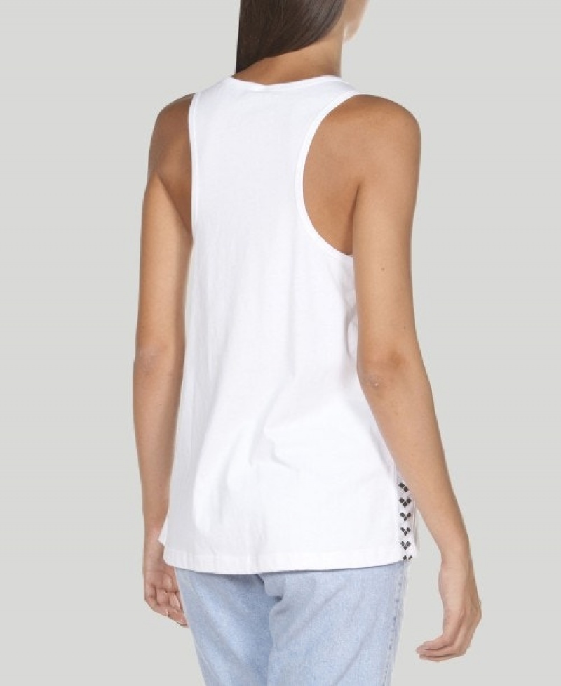 White Arena Team Women's Tank Top | 68058917