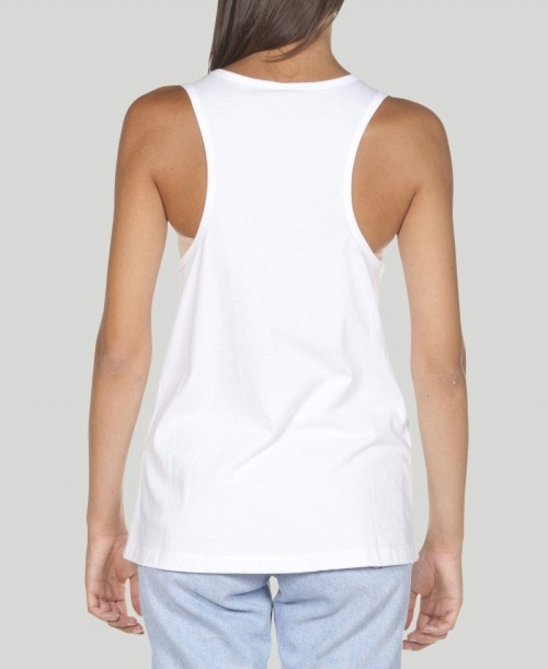 White Arena Team Women's Tank Top | 68058917