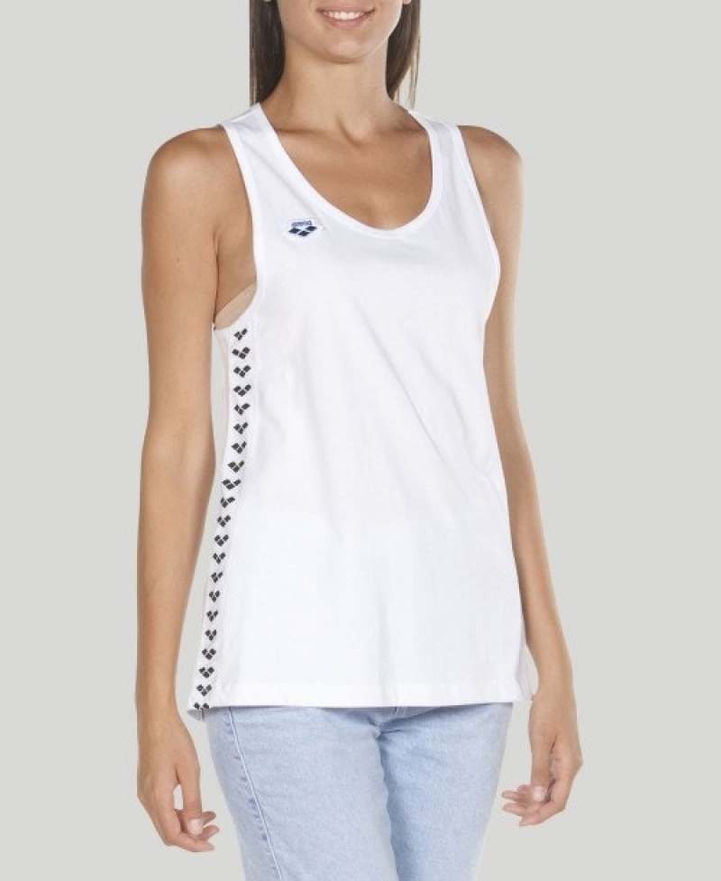 White Arena Team Women's Tank Top | 68058917