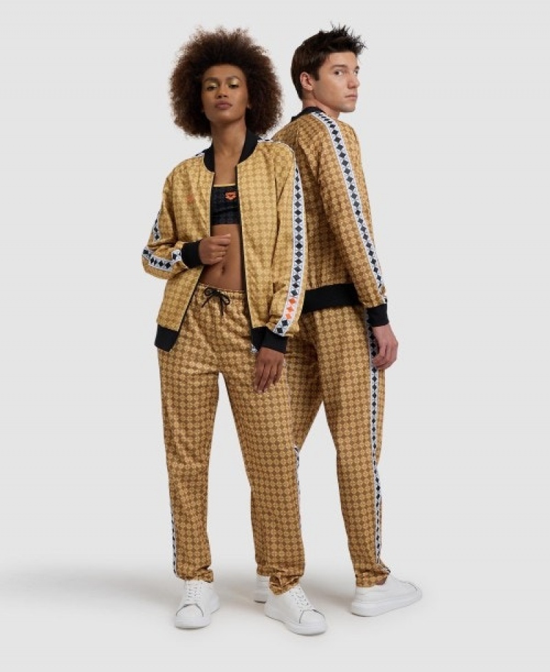 Yellow Arena 50th Anniversary Gold Relax Iv Men's Jackets | 34639138