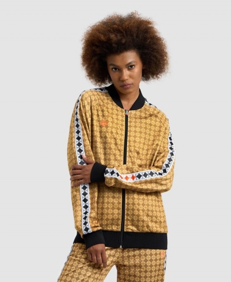 Yellow Arena 50th Anniversary Gold Relax Iv Men's Jackets | 34639138