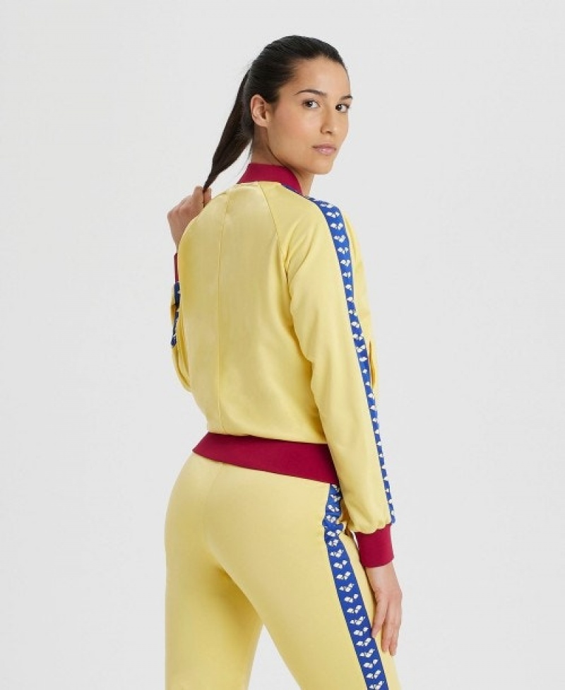 Yellow Arena Relax Iv Team Full-zip Women's Jackets | 26658630