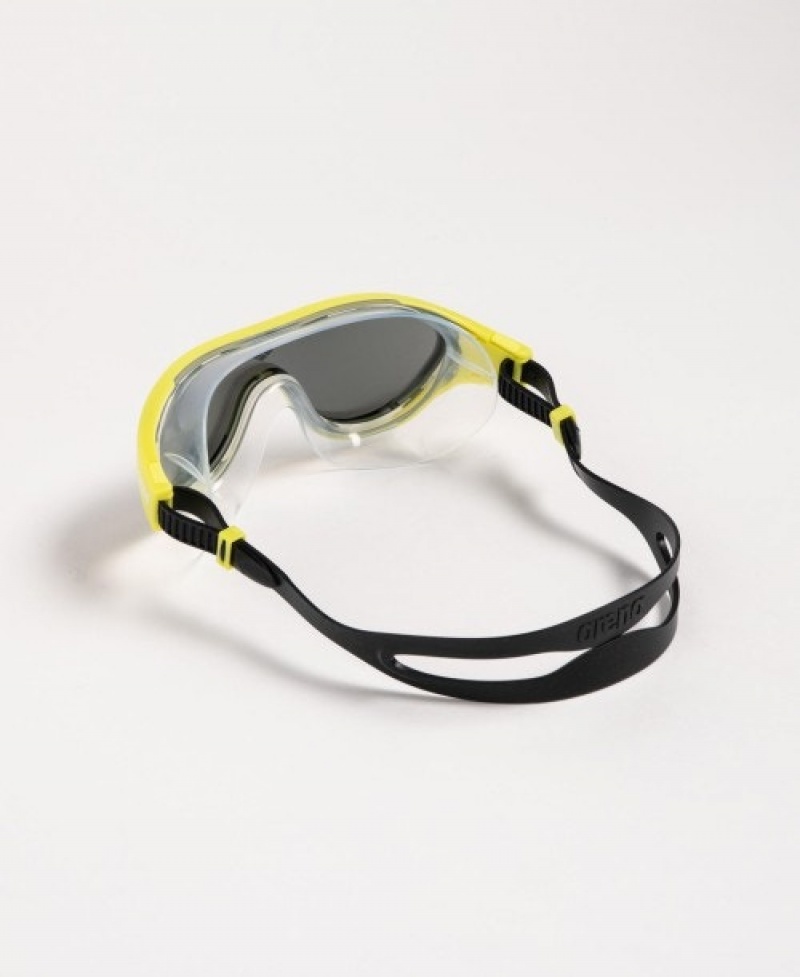 Yellow Arena The One Mirror Mask Women's Swimming Goggles | 28718994